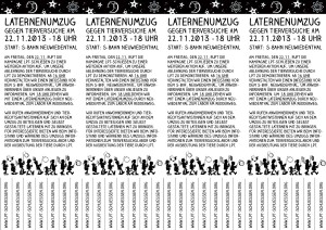 Flyer Laternenumzug (22.11.2013)